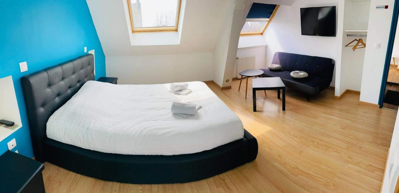 Hotel De La Plage Quineville Экстерьер фото