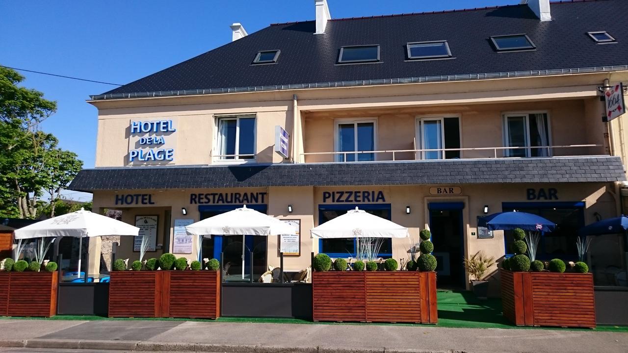 Hotel De La Plage Quineville Экстерьер фото