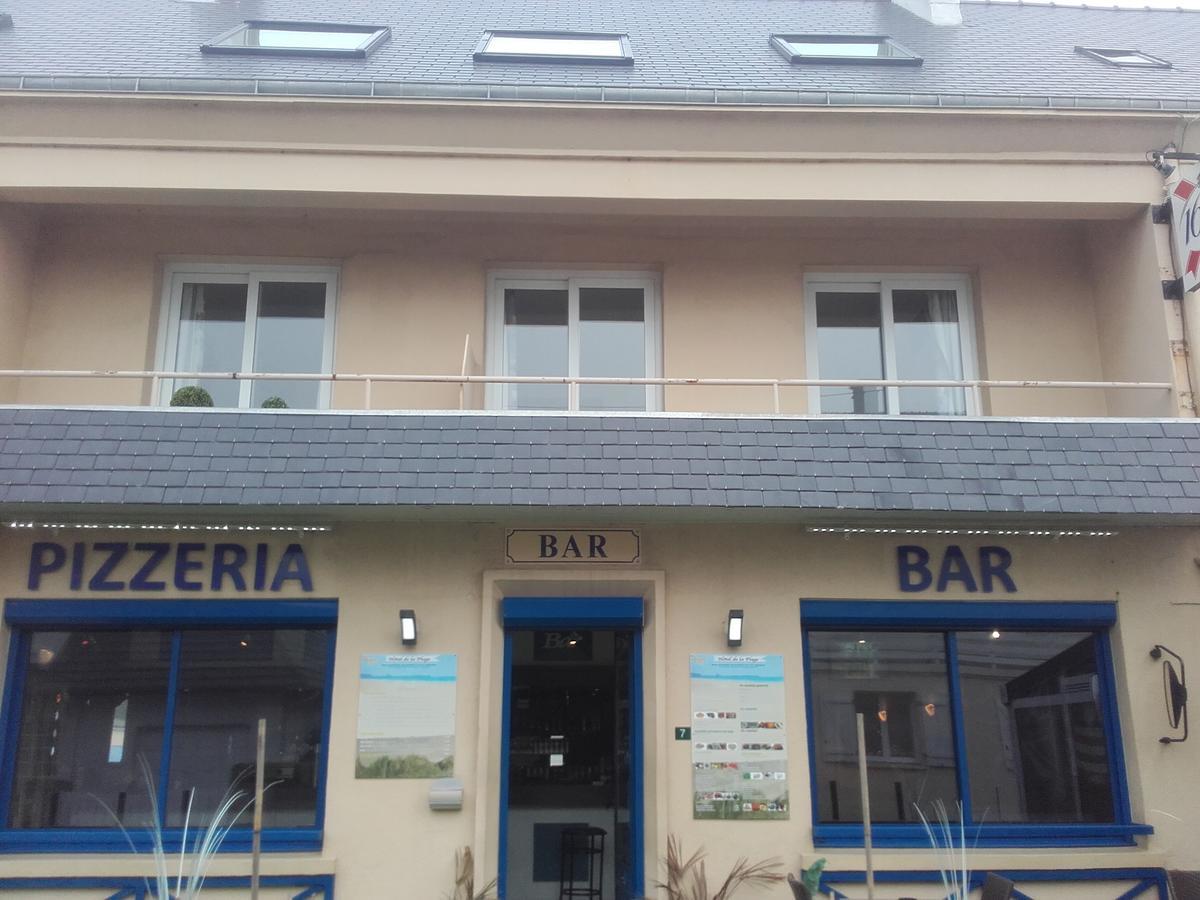 Hotel De La Plage Quineville Экстерьер фото