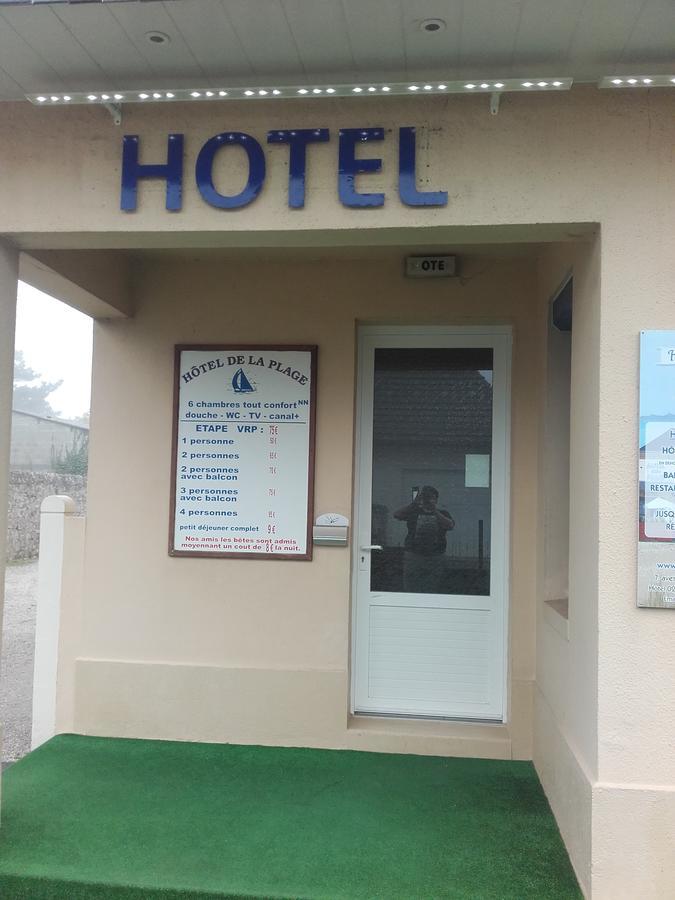 Hotel De La Plage Quineville Экстерьер фото